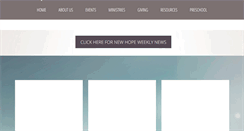 Desktop Screenshot of newhopepres.org